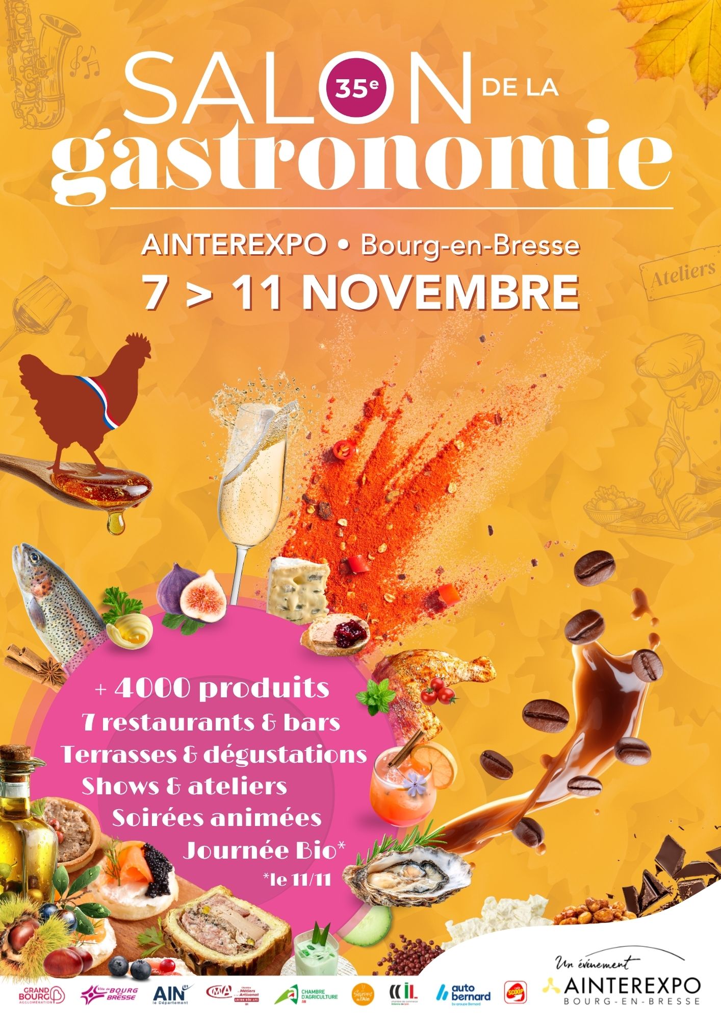 salon de la gastronomie 2026 Ainterexpo Bourg-en-Bresse