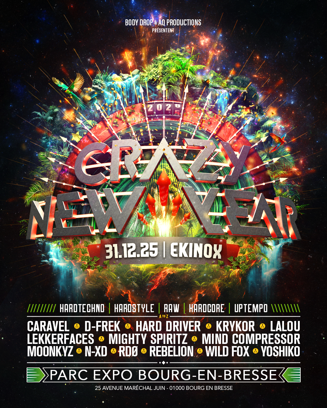 crazy new year festival