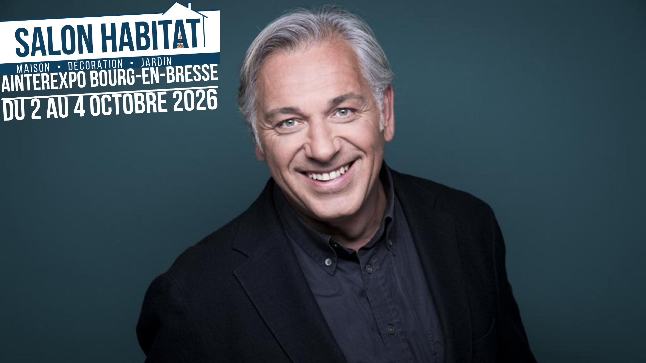 Stéphane Thébaut en visite exceptionnelle au Salon Habitat !