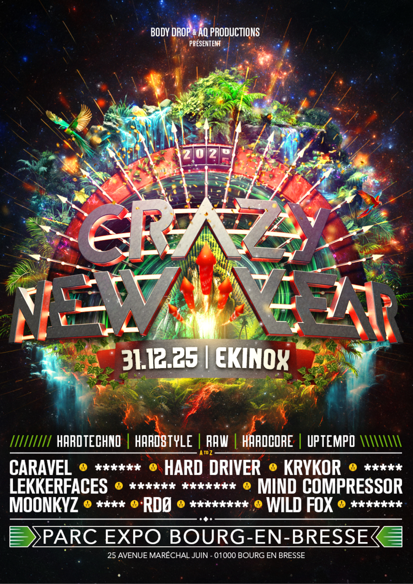 Crazy new year ekinox bourg en bresse2