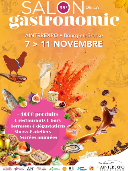 salon de la gastronomie 2026 Ainterexpo Bourg-en-Bresse