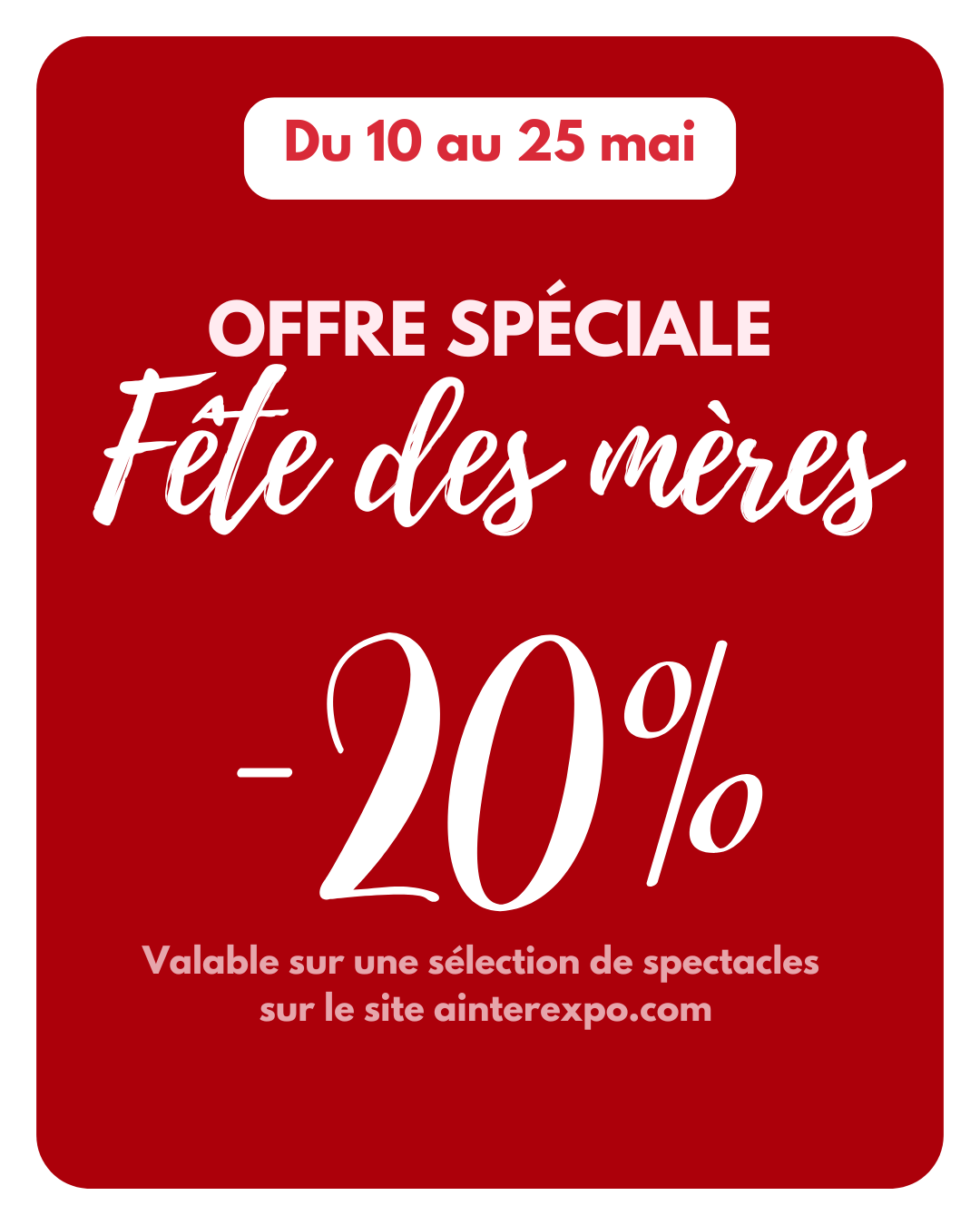 Fête des mères ainterexpo 2025