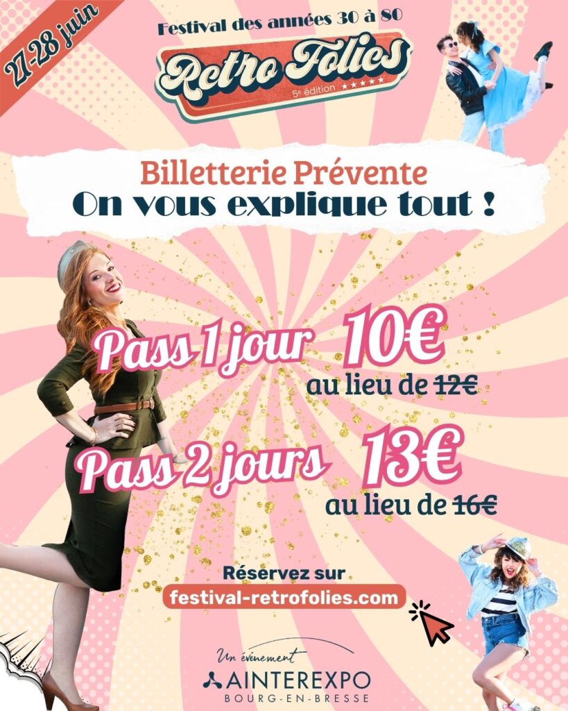 Préventes exclusives Retro Folies 2026